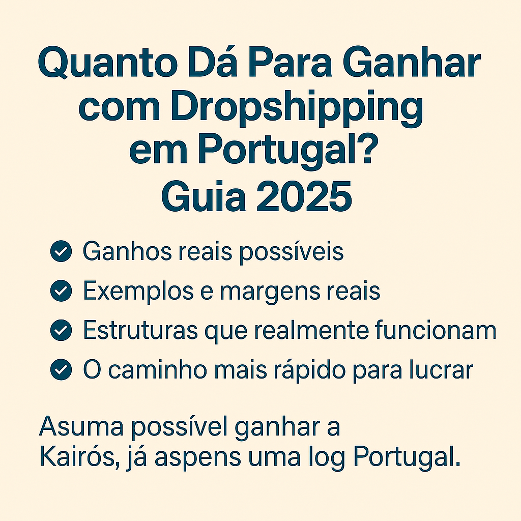 ganhar-drop Quanto Dá Para Ganhar com Dropshipping em Portugal? Guia 2025