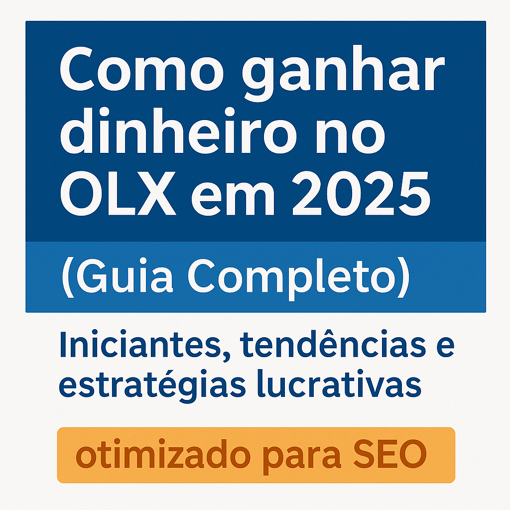 guia Como ganhar dinheiro no OLX em 2025 (Guia Completo)